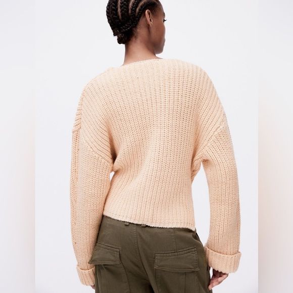 ZARA TIED WRAP CARDIGAN - Picture 4 of 9